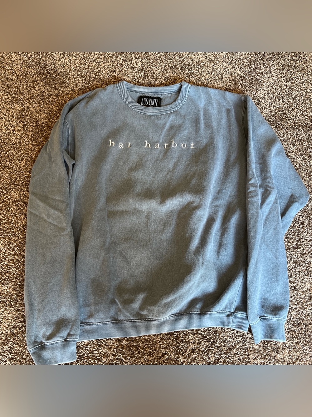 Austins Bar Harbor Crewneck Sweatshirt - Slate Blue